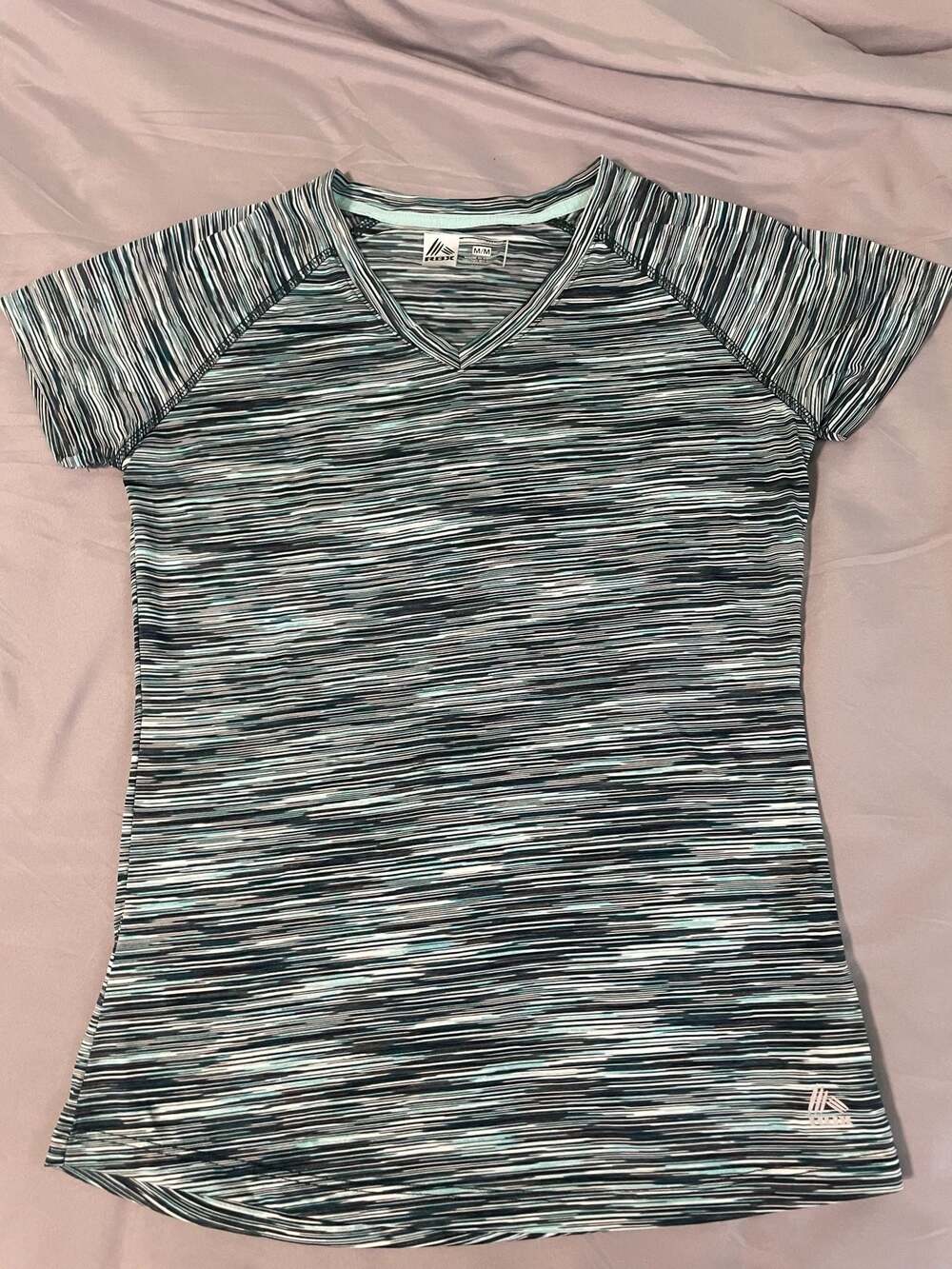 Dry Fit Short Sleeve V-Neck Athletic Shirt